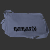 Namaste - Authentic Pigment Pigment-Dyed Raw-Edge Messenger Bag 