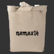 Namaste - Authentic Pigment 14 oz. Direct-Dyed Raw-Edge Tote