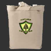 Nature Defender - Authentic Pigment 14 oz. Direct-Dyed Raw-Edge Tote
