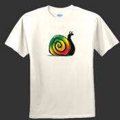 Rasta Snail - Gildan Ultra Cotton Youth 100% Cotton T Shirt