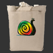 Rasat Snail - Authentic Pigment 14 oz. Direct-Dyed Raw-Edge Tote